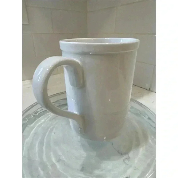 Pottery Barn Christmas Reindeer Mug Cup Hip Dancer Holiday Santa - Picture 3 of 10